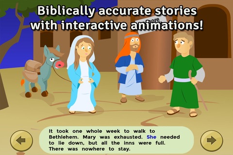 Life of Jesus: Virgin Birth - Bible Story, Coloring, Singing and Games for Children screenshot 2