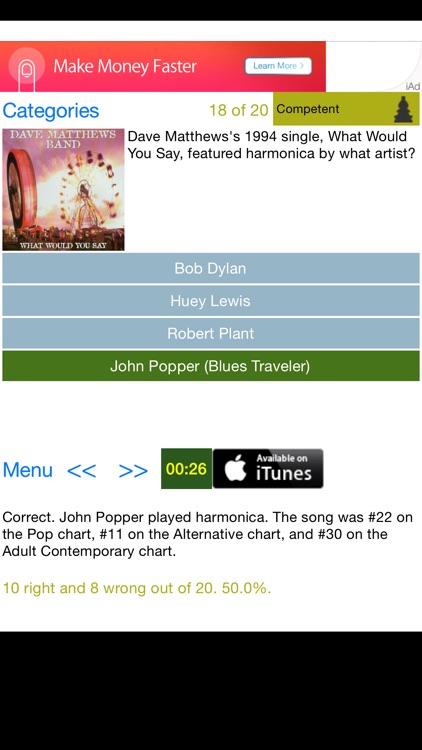 Music Genius - Trivia on Rock, Pop, Country and More