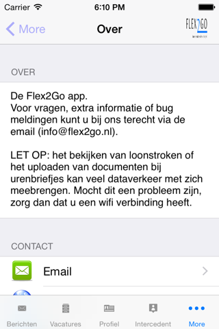 Flex2Go screenshot 2