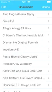 otc assistant - over the counter drugs by symptom, brand name, or ingredient iphone screenshot 4