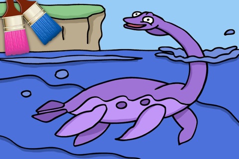 Dinosaurs Coloring Book Game screenshot 2