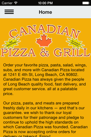 CanadianPizza screenshot 2