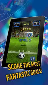 Free Kick - Copa America 2015 - Football FreeKick and Penalty shootout challenge screenshot #1 for iPhone