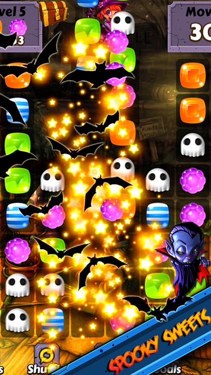 Halloween Candy World Adventure - Pop the gummy drop & match yummy treats to collect skull gems