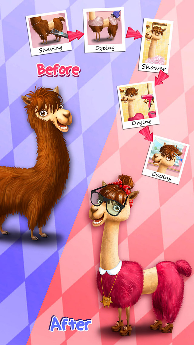 Animal Hair Salon Dress Up and Pet Style Makeover - No Ads