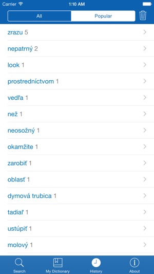 Slovakian <> English Dictionary + Vocabulary trainer Free(圖5)-速報App