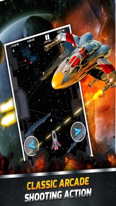 Air Combat Jet Star Ship War Space Shooter Games Free screenshot 1