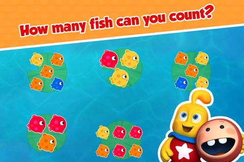 Learn to Count 1234 with Fishes - Numbers Counting & Quantity Match Math Puzzle : IQ for  toddler & kids of Montessori, Preschool & Kindergarten screenshot 2