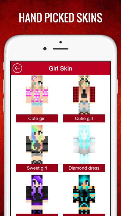 Girly skin for Minecraft PE FREE