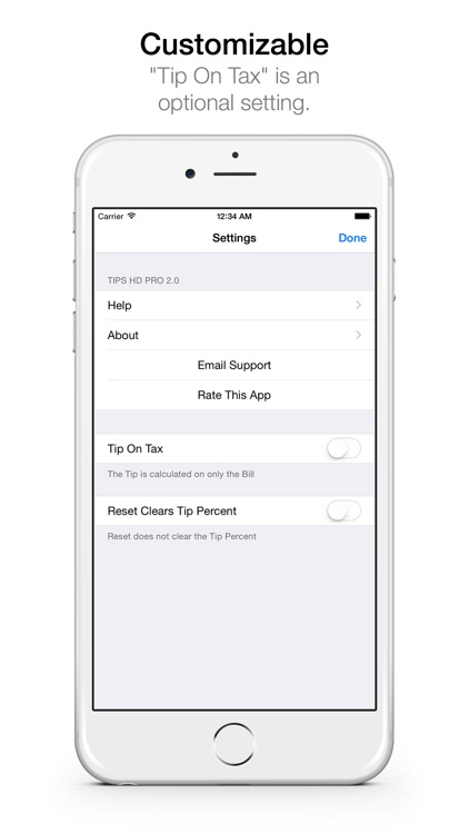 Tips HD Pro - Easy Tip Calculator screenshot-4
