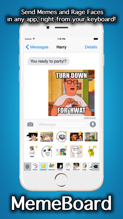 MemeBoard - Rage Faces, Memes, Stickers And Emoji Keyboard