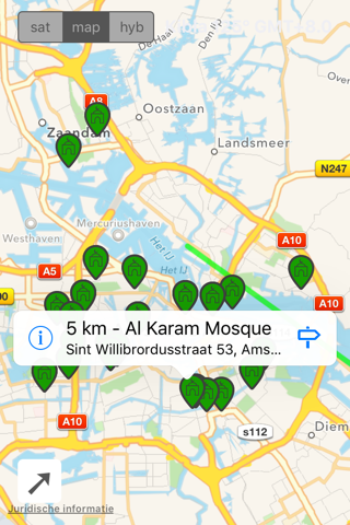 KIBLA PLUS ● MOSLIM GEBEDSTIJDEN ● VOLLEDIG ADHAN ● MEKKA KOMPAS  ● MOSKEEEN MET ROUTE screenshot 2