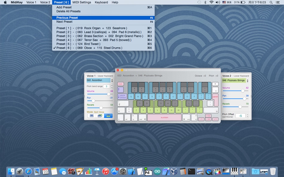 #1. MidiKey for Mac OS X (macOS) 由: Supertintin Co., Ltd