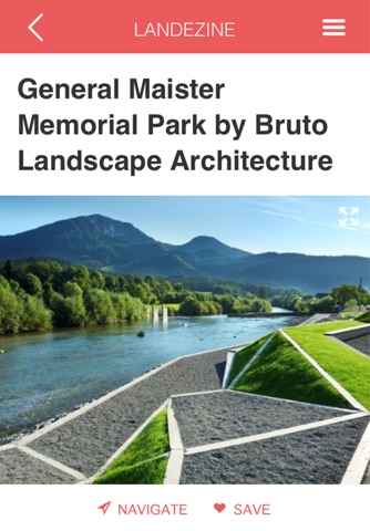 Landezine - Landscape Architecture App screenshot 2