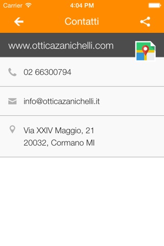 Ottica Zanichelli screenshot 2