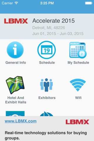 LBMX Conference App screenshot 2