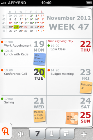 AppyCal - the happy calendar screenshot 2