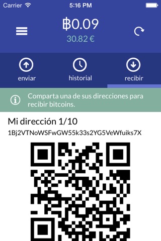 Yallet - bitcoin wallet screenshot 4