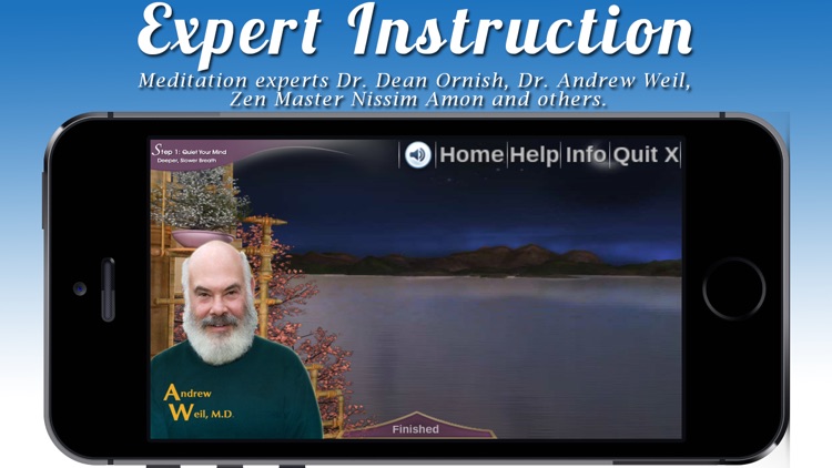 Relaxing Rhythms - Guided Meditation Program Incorporating Active Feedback and Heart Rate Variability For Optimal Results