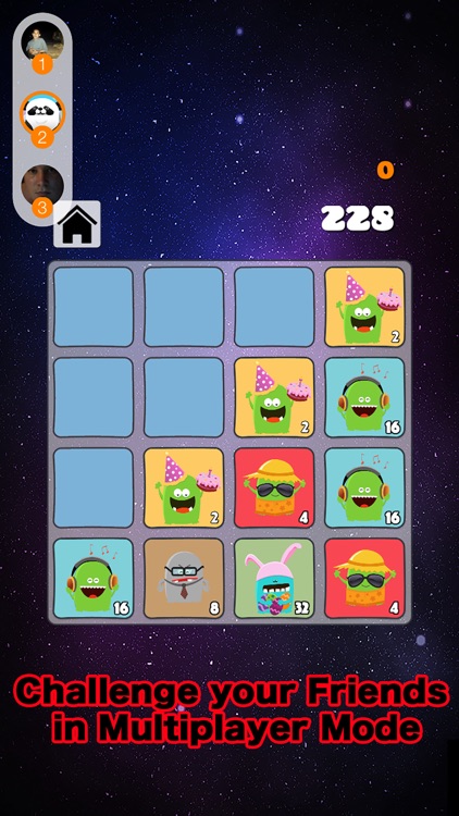 2048 Monster: Swipe Numbers Puzzle Game