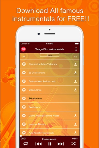 Telugu Instrumentals - Free Download, Listen Offline screenshot 2