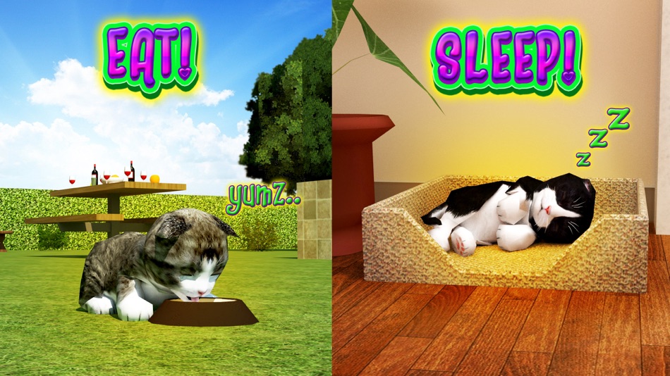 #5. Cat Frenzy 3D (iOS) 由: Tap2Play, LLC (Ticker: TAPM)