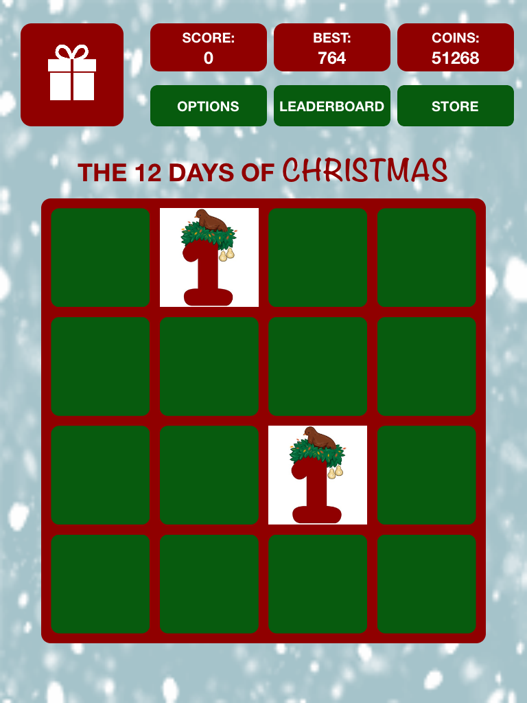 12 Days Of Christmas - A 2048 Number Puzzle Game! screenshot 5