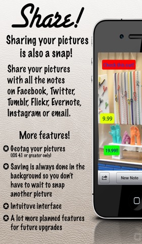 Snap Camera! - Write notes on your pictures the easy way.のおすすめ画像5