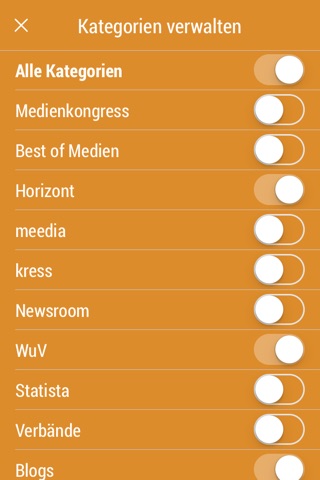 Simply Medien - für Journalisten und Verlage; der konfigurierbare Feed-Reader für die deutschsprachige Medienbranche. screenshot 2
