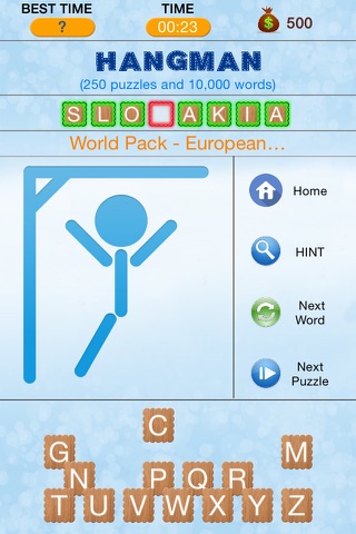 Hangman - Search and Crack Hidden Word Puzzle screenshot 3