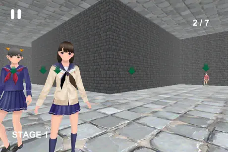 ３D迷路 女子高生をさがせ