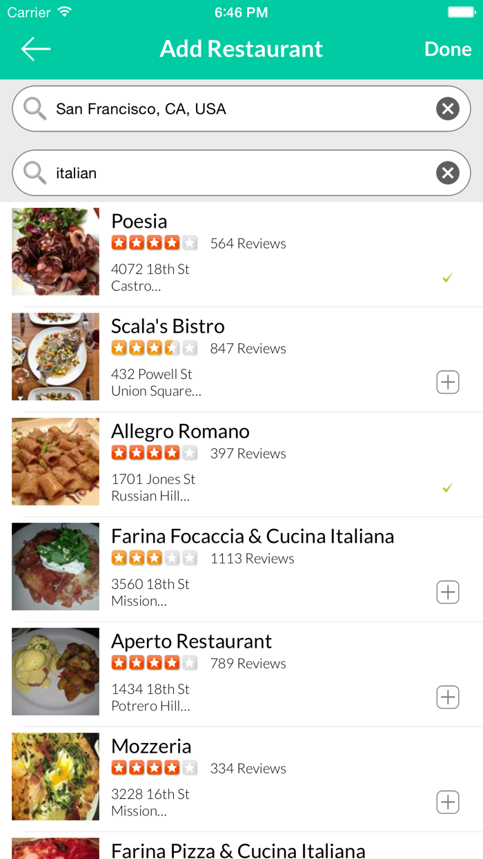 pick4me - Finding Restaurants and Food