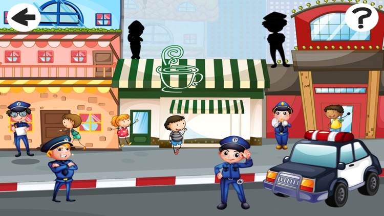 A Find the Shadow Game for Children: Learn and Play with Police screenshot-4