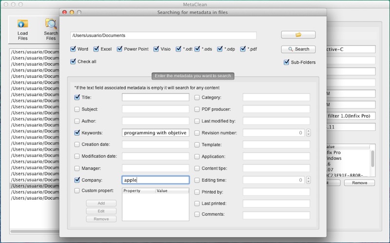 Screenshot #3 pour MetaClean for PDF Documents