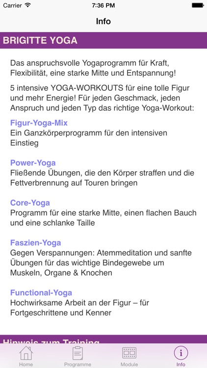Brigitte Fitness YOGA screenshot-3