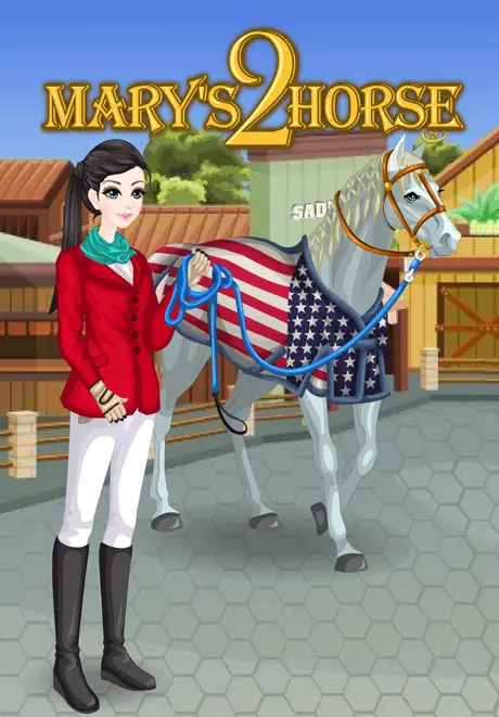 Mary's Horse Dress up 2 - Dress up  and make up game for people 