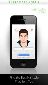 hair color for men – real hairstyles iphone screenshot 1