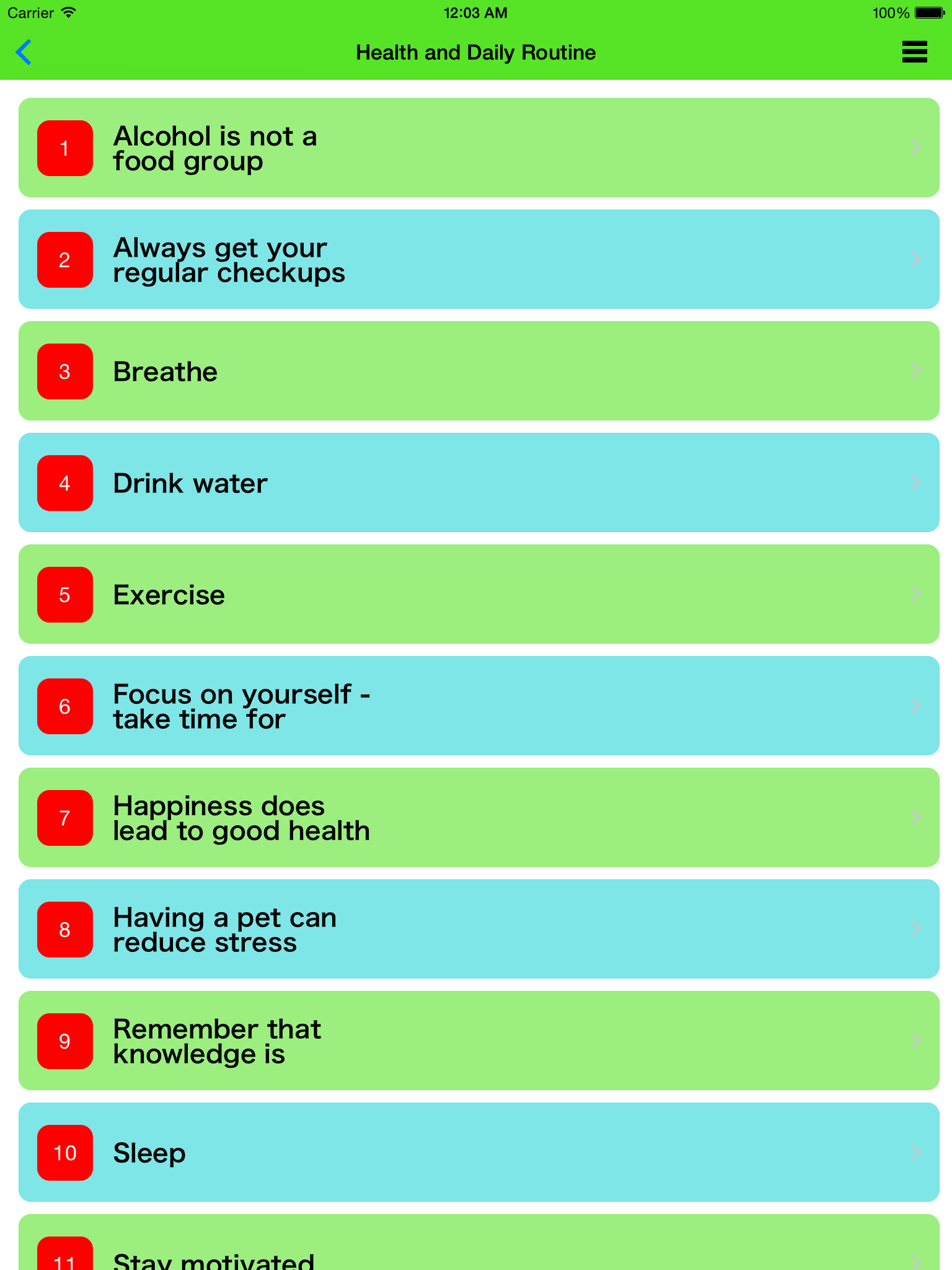 Stay Healthy Tips screenshot 4