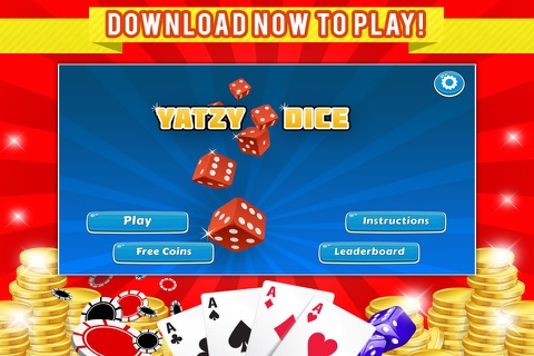 Yatzy Dice Casino FREE - The Gold Rush Blitz Game screenshot 3
