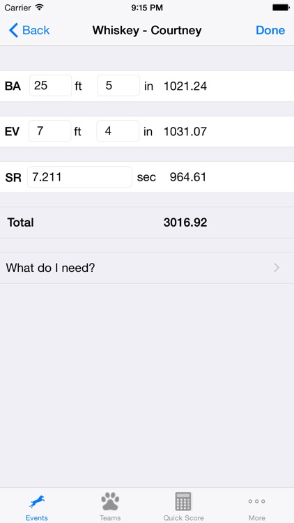 Iron Dog Points Calculator