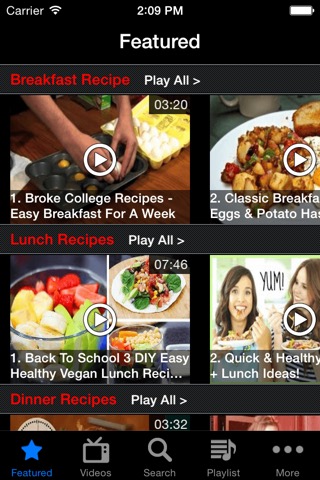 BLD Recipes - Breakfast Lunch Dinner Recipe Videos Freeのおすすめ画像1