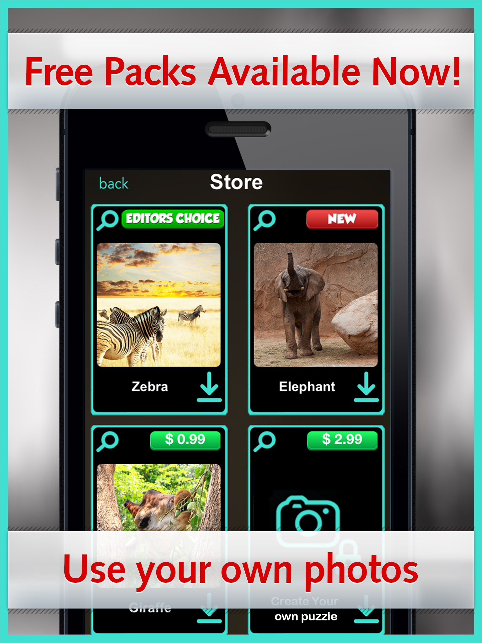 Zoo Puzzle 4 Kids Free - Daily Jigsaw Collection With HD Puzzle Packs And Quests