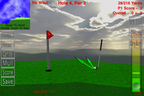 Rocket Golf Lite screenshot 4