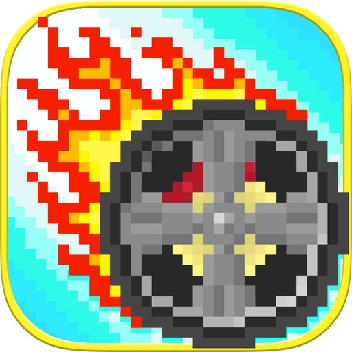 Car Crash 8 bit icon