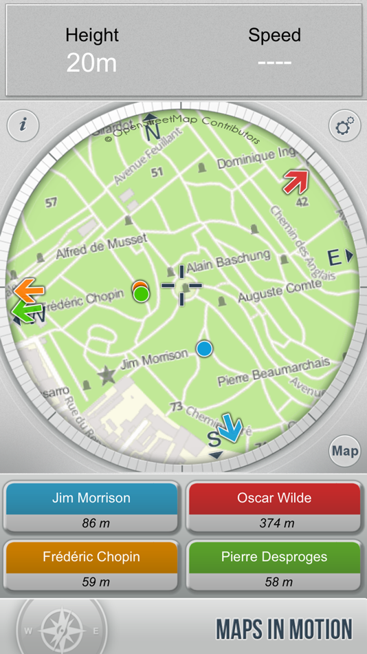Père Lachaise Cemetery : Interactive Map - 2.60 - (iOS)