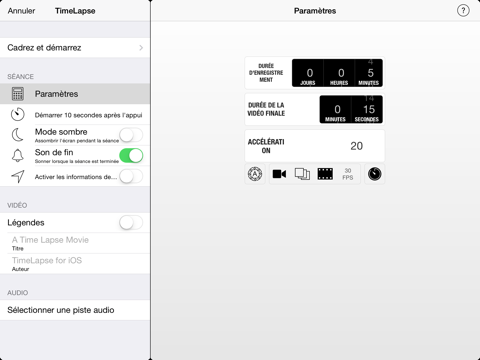 Screenshot #4 pour TimeLapse - Free