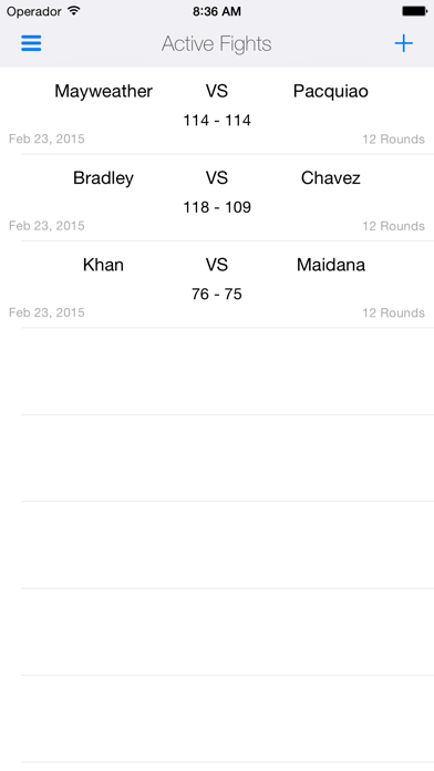 Boxing Scores Screenshot 2 - AppWisp.com Boxing Scores Screenshot 2 - AppWisp.com