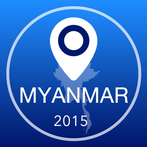 Burma Offline Map + City Guide Navigator, Attractions and Transports