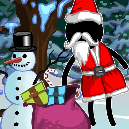 Stickman Death - Christmas Edition iOS App