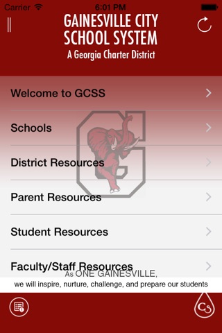 Gainesville City School System screenshot 2